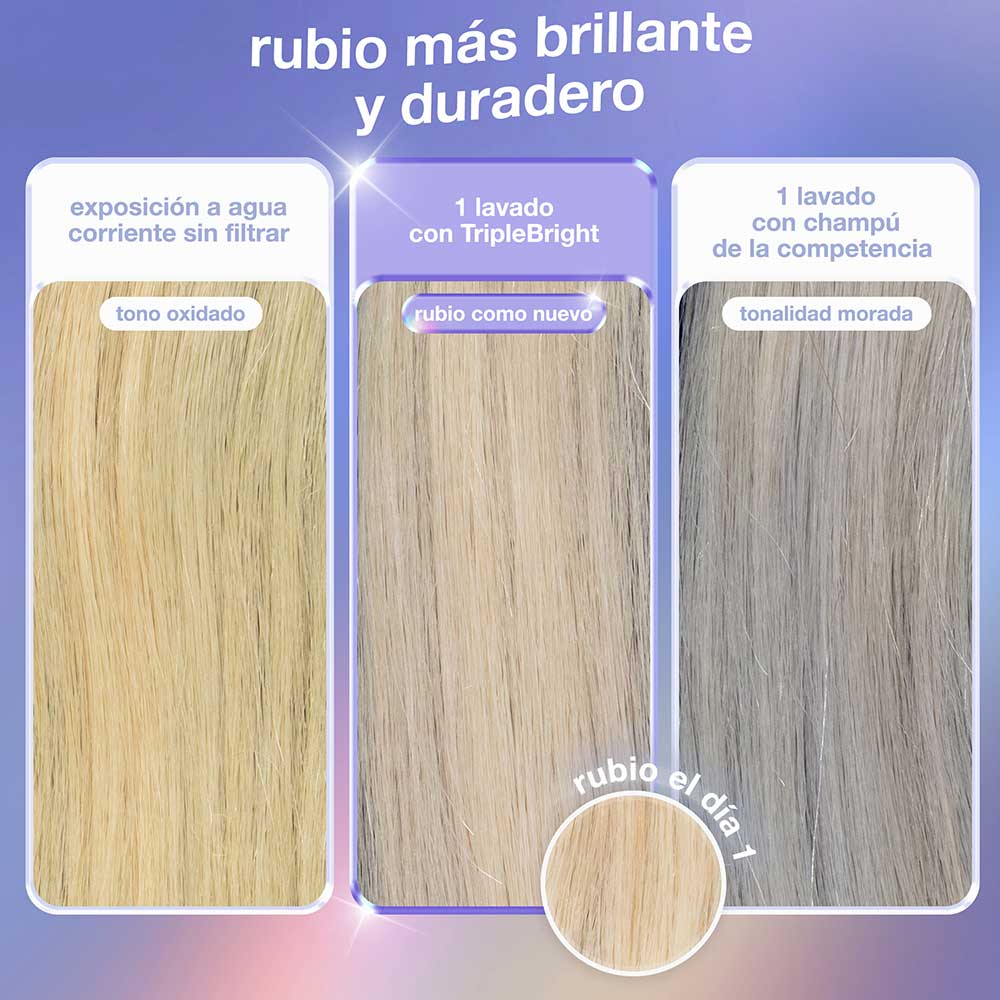 TRIPLEBRIGHT OXIDATION DEFENSE PURPLE SHAMPOO FOAM (SHAMPOO MORADO EN ESPUMA)